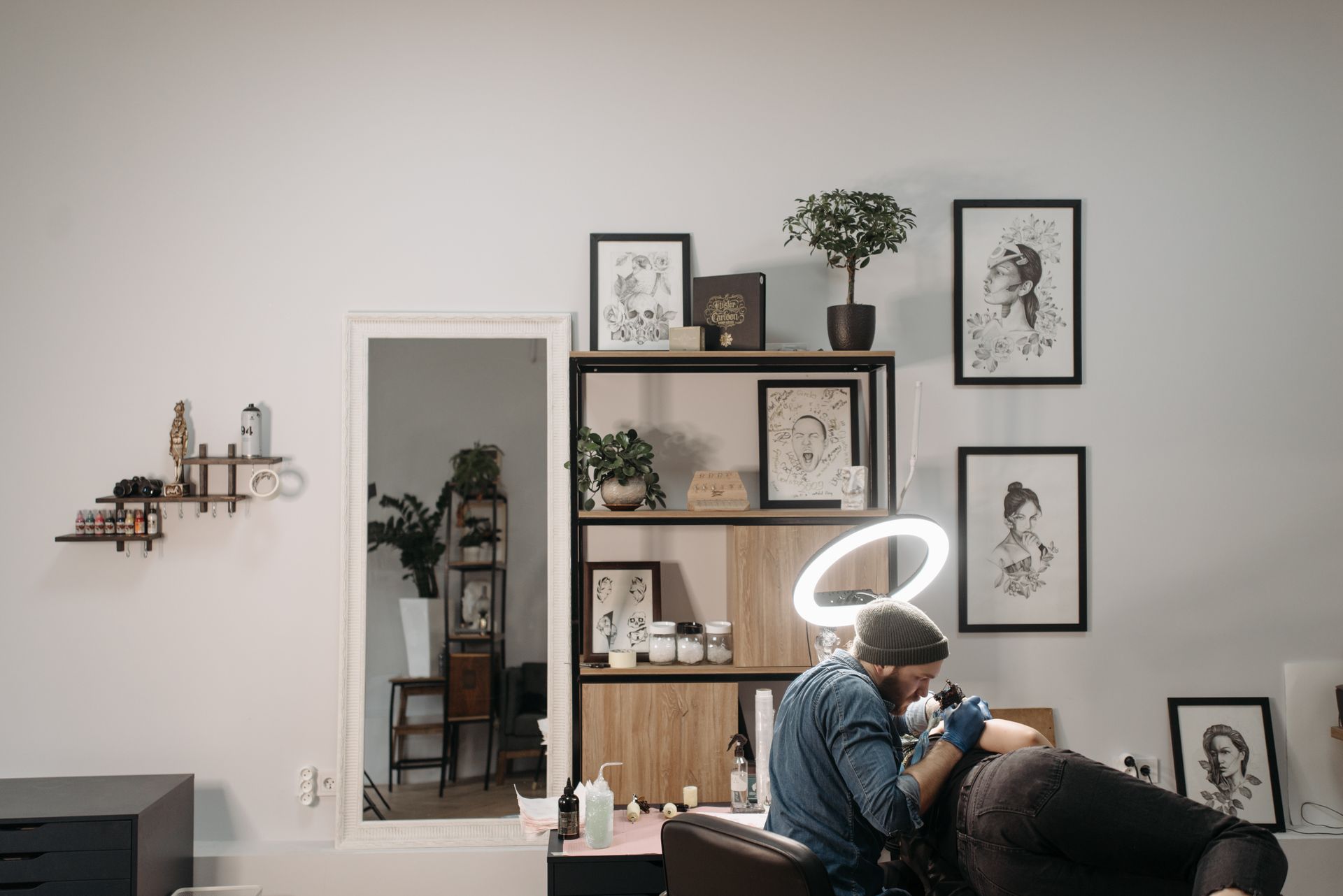 De studio van Raw Ink Tattoo in Kampen