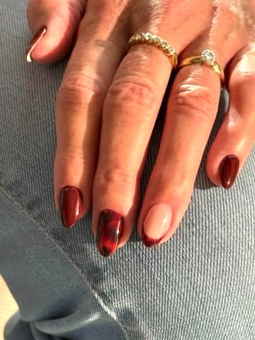 Inlay French / Inlay design bij Veronica Nail Art